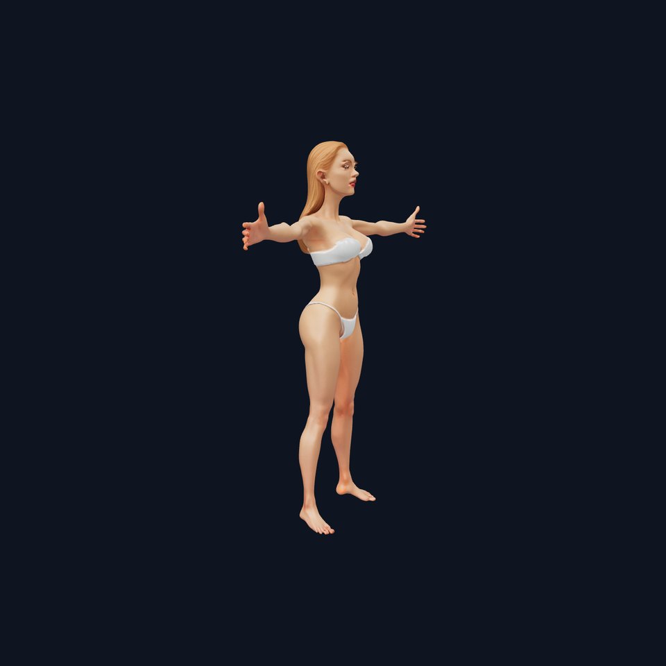 Elegant Female Bikini model pack
